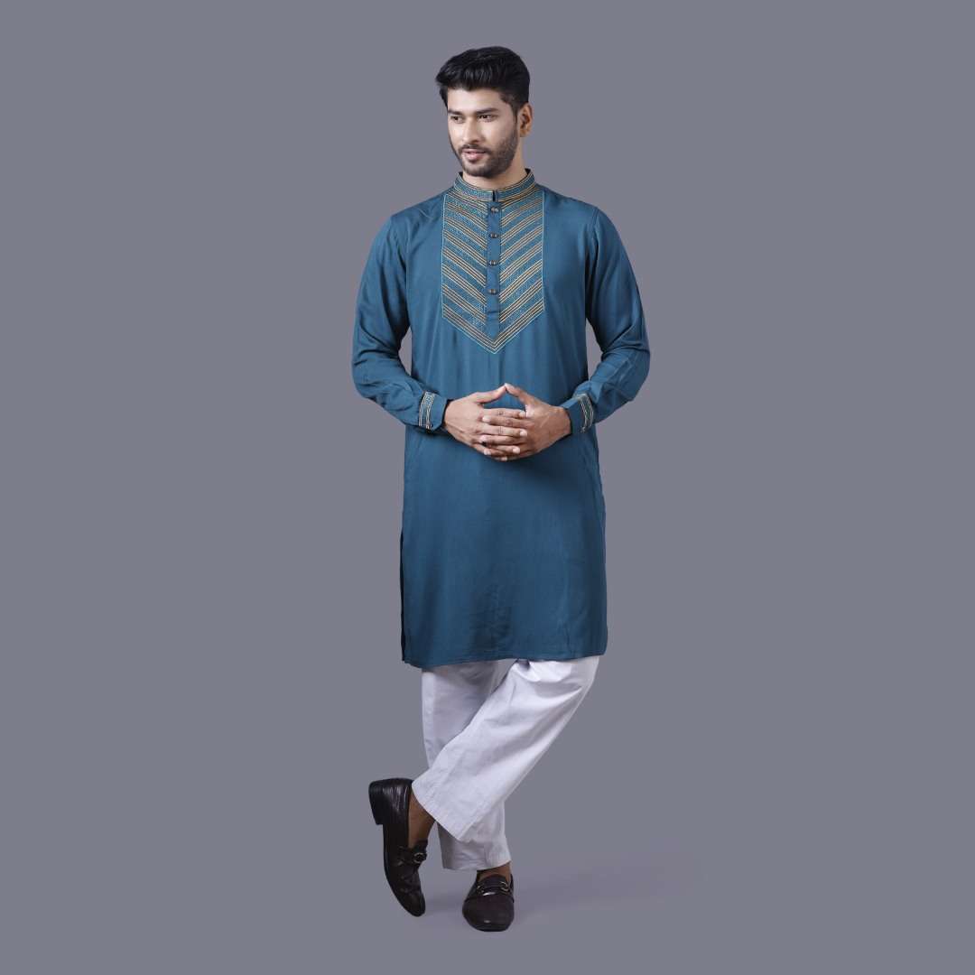 Luxury Cotton Eid Panjabi - Elegant & Stylish