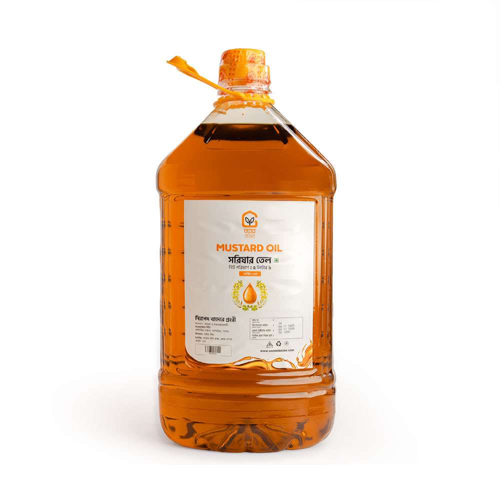দেশি সরিষার তেল/Deshi Mustard Oil 5ltr jar
